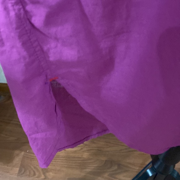 Xirena Blayke cotton poplin shirt dress in purple wine size XS - Picture 12 of 15